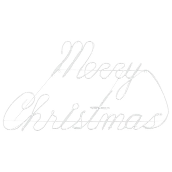 Cartel de Navidad con 216 LED Rojo 99 x 55 x 13 cm Hierro M 5