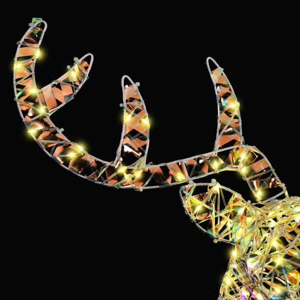 trineo tirado por reno cálido 60 cm PET M 4