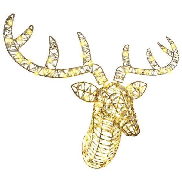 trineo tirado por reno cálido 60 cm PET D