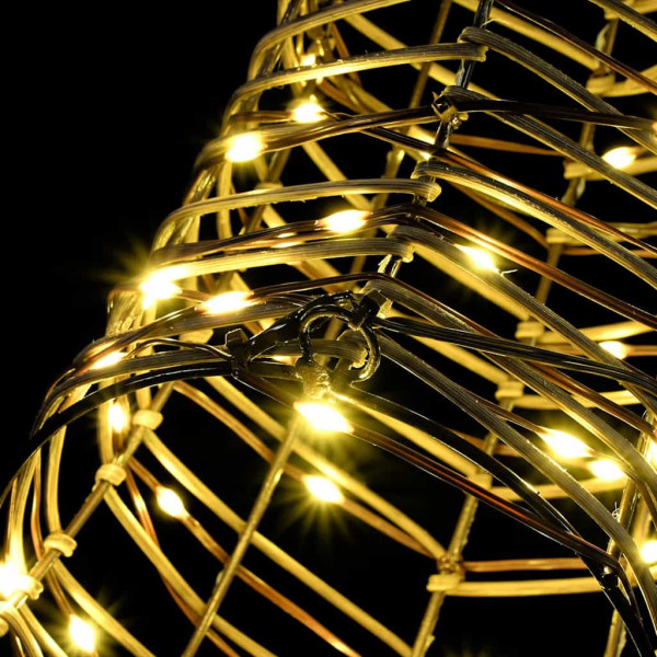 trineo tirado por reno cálido 60 cm Ratán M 5