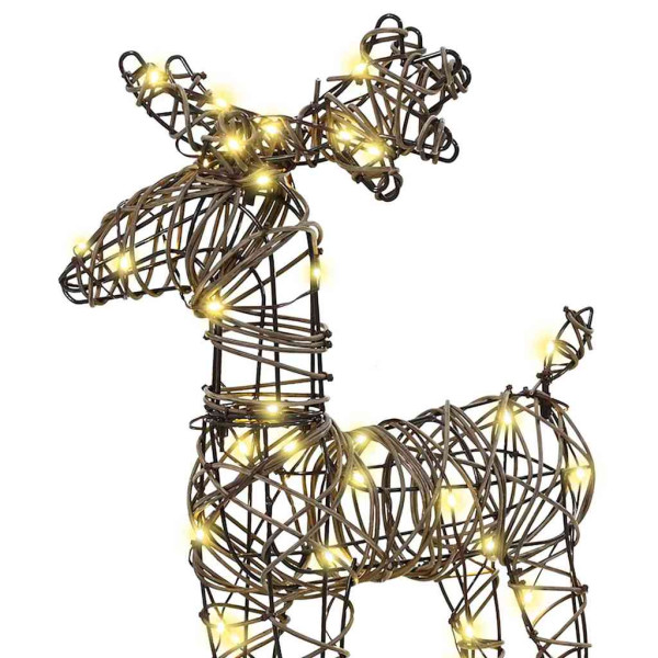 trineo tirado por reno Cálido 52.5 x 28 x 32.5 cm Ratán M 3