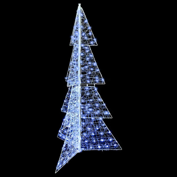 Árbol de Navidad con 240 LED Frío 180 cm Acrílico M 3