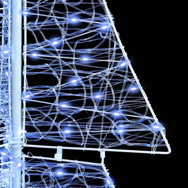 Árbol de Navidad con 240 LED Frío 180 cm Acrílico M 5