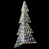Árbol de Navidad con 240 LED Multicolor 180 cm Acrílico 2