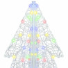 Árbol de Navidad con 240 LED Multicolor 180 cm Acrílico 4