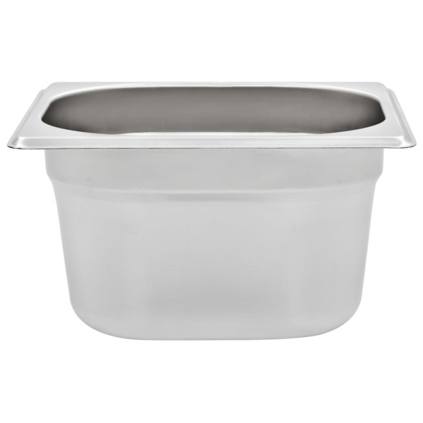 Bandejas Gastronorm 12 unidades GN 1/6 100 mm acero inoxidable M 5