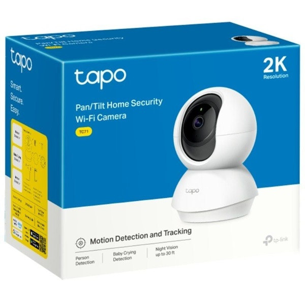 Cámara de videovigilancia tp-link tapo tc71/ visión nocturna/ control desde app M 4