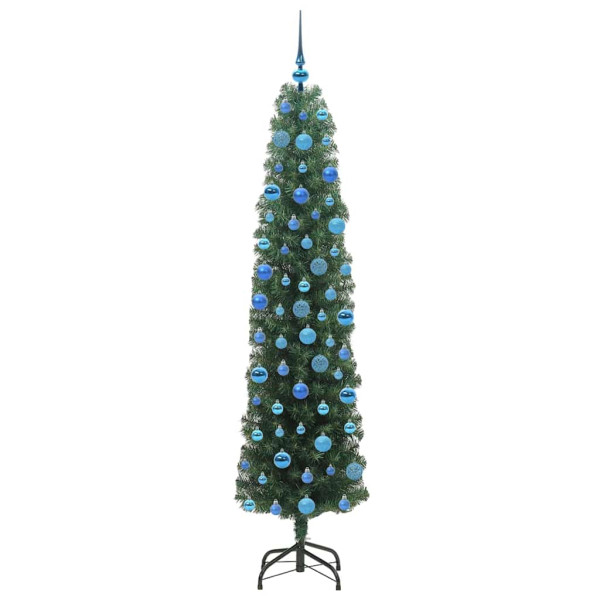 Árbol de Navidad artificial Verde 180 cm PVC. Acero y Plástico M 4