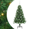 Árbol de Navidad artificial Verde 150 cm PVC y Acero y Plástico 2