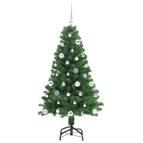Árbol de Navidad artificial Verde 150 cm PVC y Acero y Plástico M 4