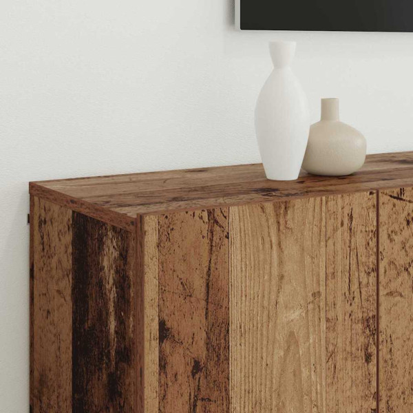 Unidades de TV 6 pcs Madera vieja Madera contrachapada M 4