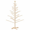 Árbol de Navidad de madera Natural 150 cm Madera maciza de pino 2
