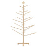 Árbol de Navidad de madera Natural 150 cm Madera maciza de pino 5