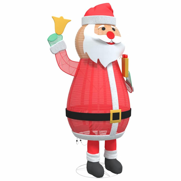 Santa Claus Navideño con 200 LED Cálido 100 x 180 cm tela M 2