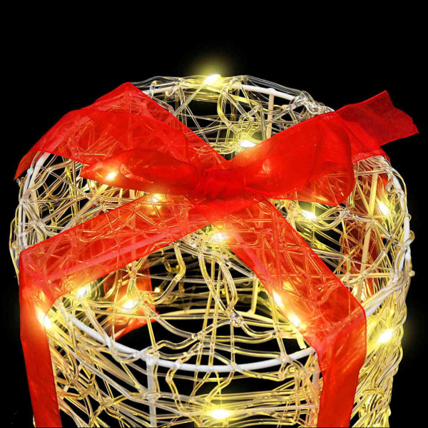 Decoración de Caja de Regalo 3 pcs cálido 20 x 20 x 21 cm M 4