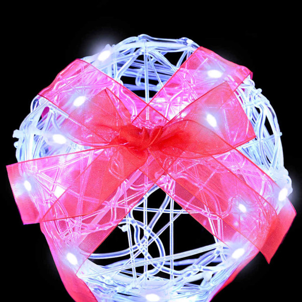 Decoración de Caja de Regalo 3 pcs frío 20 x 20 x 21 cm M 4