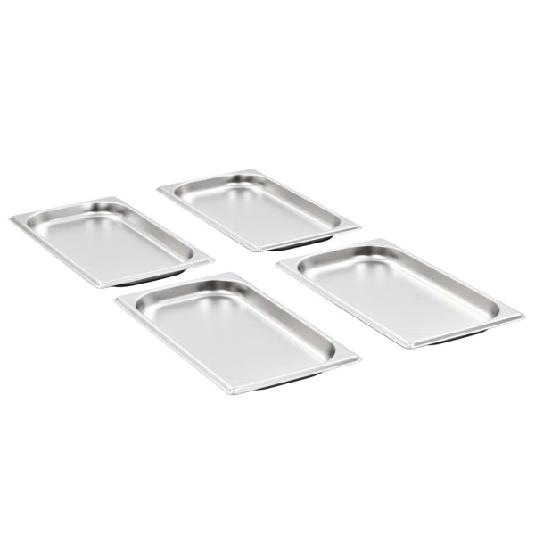 Bandejas Gastronorm 12 unidades GN 1/3 20 mm acero inoxidable M 2