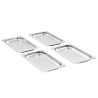 Bandejas Gastronorm 12 unidades GN 1/3 20 mm acero inoxidable 2