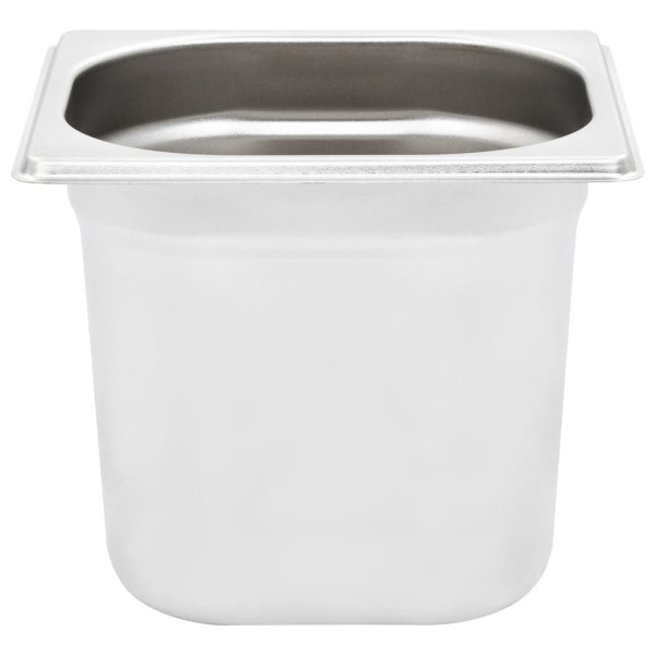 Bandejas Gastronorm 8 unidades GN 1/6 150 mm acero inoxidable M 5