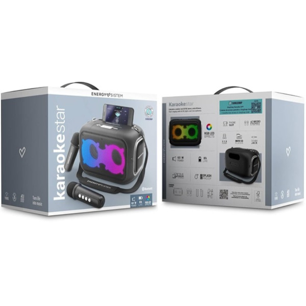 Altavoz ENERGY SISTEM KaraokeStar negro M 5