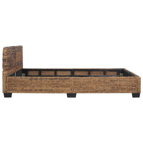 Estructura de cama de ratán natural 140x200 cm M 4