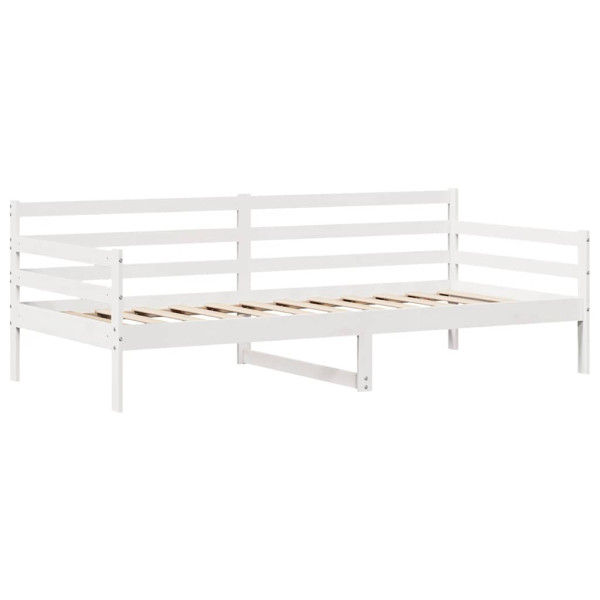 Sofá cama con cajones madera maciza de pino 80x200 cm M 5