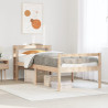 Cama para personas mayores con cabecero madera maciza 100x200cm 1