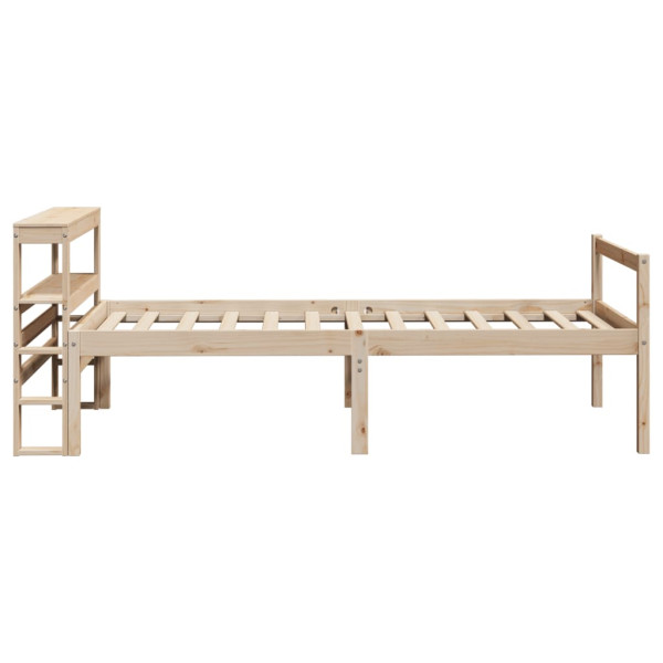 Cama para personas mayores con cabecero madera maciza 100x200cm M 5