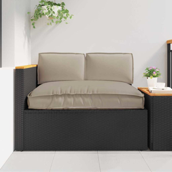 Juego de cojines de paleta 3 pcs Taupé 120 x 80 x 12 cm D