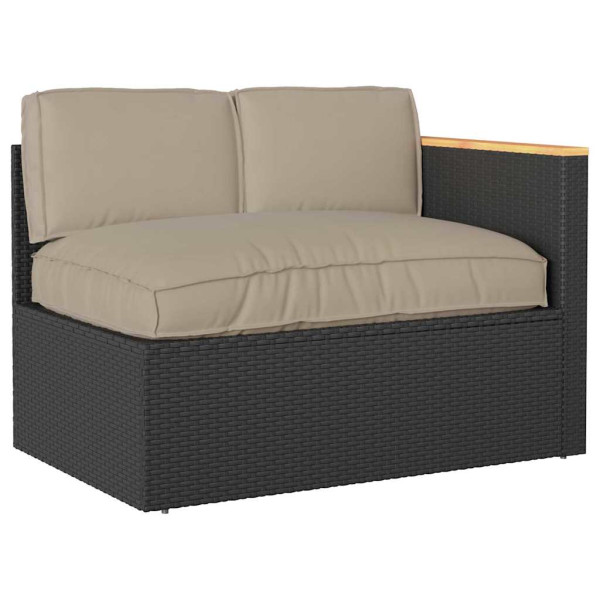 Juego de cojines de paleta 3 pcs Taupé 120 x 80 x 12 cm M 3