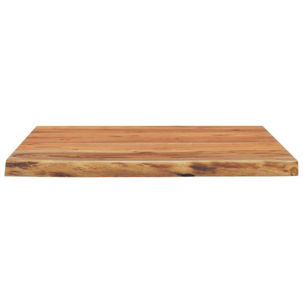 Tablero cuadrado madera maciza acacia borde vivo 80x80x3.8 cm M 4