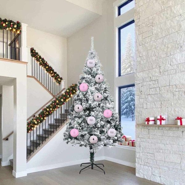 Juego de Esferas de Navidad 3 pcs Rosa D