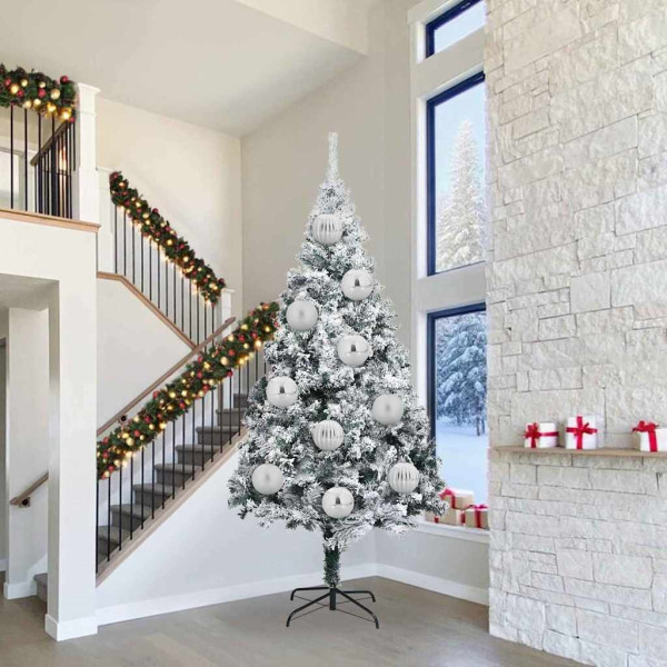 Juego de Esferas de Navidad Otro 3 pcs Plateado Ø 25 cm D