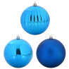 Juego de Esferas de Navidad 3 pcs Azul 2