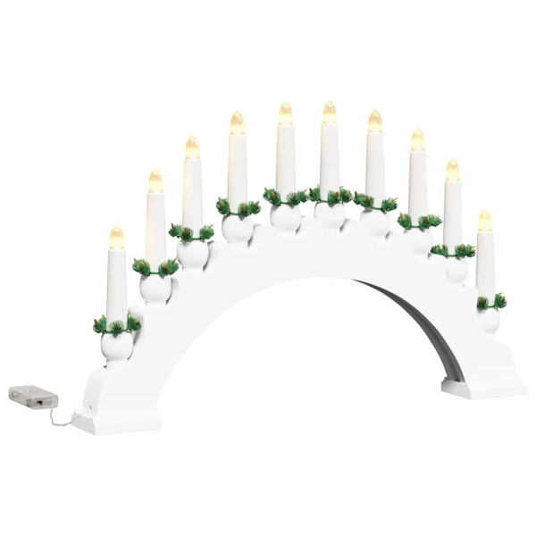 Arco de Velas de Navidad con 10 Velas LED 47 x 5 x 29 cm M 2