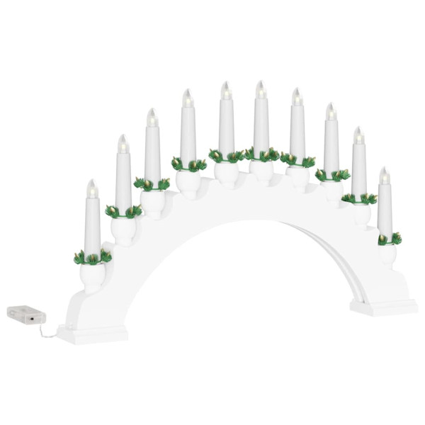 Arco de Velas de Navidad con 10 Velas LED 47 x 5 x 29 cm M 4