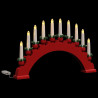 Arco de Velas de Navidad con 10 Velas LED Rojo 47 x 5 x 29 cm 5