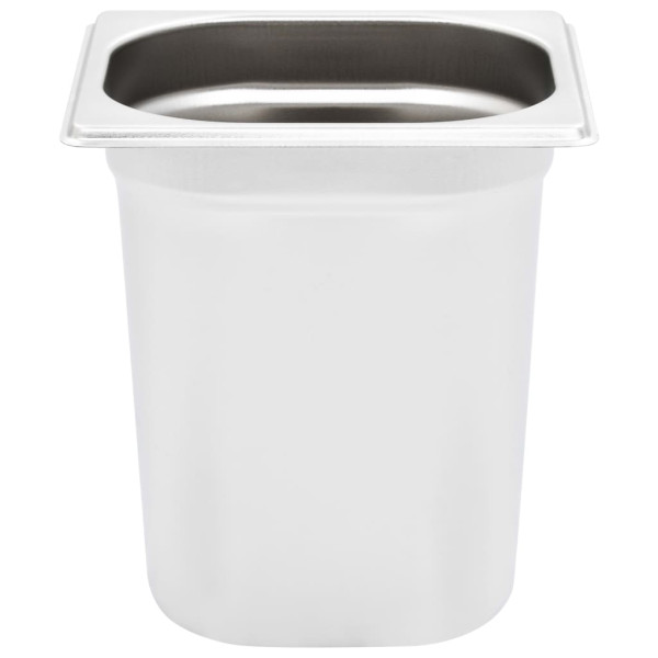 Bandejas Gastronorm 8 unidades GN 1/6 200 mm acero inoxidable M 5