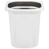 Bandejas Gastronorm 8 unidades GN 1/6 200 mm acero inoxidable 5