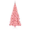 Árbol de Navidad con 300 LED con soporte Rosa 210 cm PVC 3