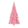 Árbol de Navidad con 300 LED con soporte Rosa 210 cm PVC 4
