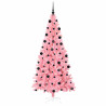 Árbol de Navidad con 300 LED con soporte Rosa 210 cm PVC 3