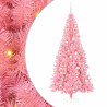 Árbol de Navidad con 300 LED con soporte Rosa 210 cm PVC 2