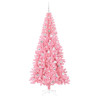 Árbol de Navidad con 300 LED con soporte Rosa 210 cm PVC 3