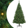 Árbol de Navidad artificial Verde 180 cm PVC y Acero y Plástico 2