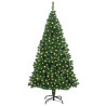 Árbol de Navidad artificial Verde 180 cm PVC y Acero y Plástico 3