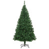 Árbol de Navidad artificial Verde 180 cm PVC y Acero y Plástico 4