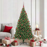 Árbol de Navidad artificial Verde 180 cm PVC y Acero y Plástico 1