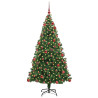 Árbol de Navidad artificial Verde 180 cm PVC y Acero y Plástico 3