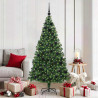 Árbol de Navidad artificial Verde 180 cm PVC y Acero y Plástico 1